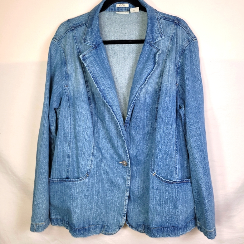 St. John's Bay Blue Denim Jacket